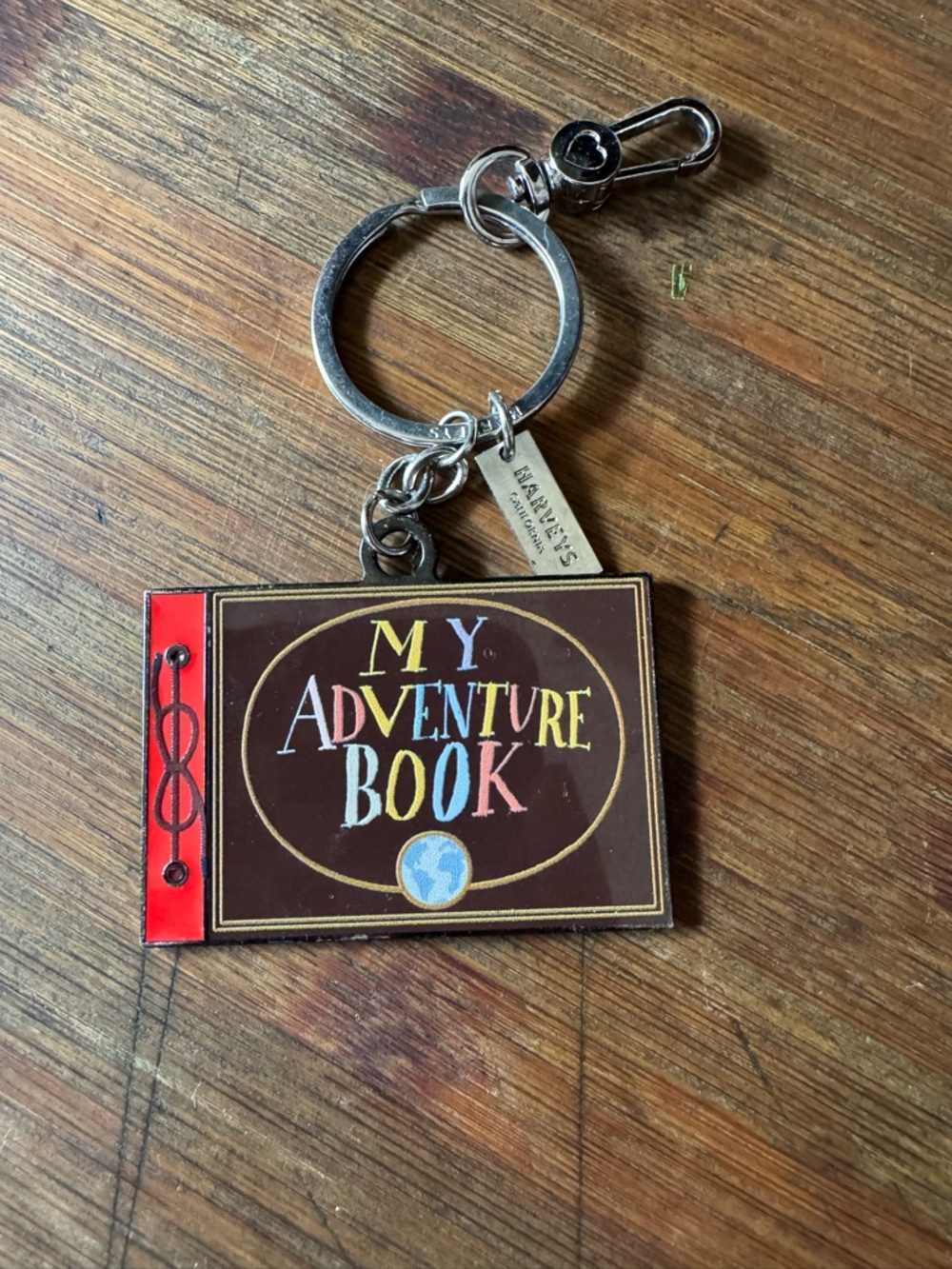 Harveys My Adventure Book Keychain - Brown, Red, Multicolor